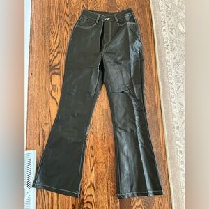 Grey Bandit Leather Pants - XS